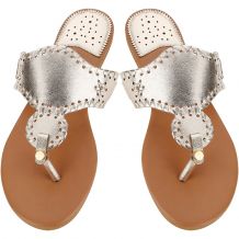 The Coral Palms® EasyStitch Stella Sandal - CHAMPAGNE GOLD - CLOSEOUT