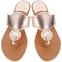 The Coral Palms® EasyStitch Stella Sandal - ROSE GOLD - CLOSEOUT