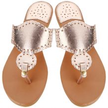 The Coral Palms® EasyStitch Stella Sandal - ROSE GOLD - CLOSEOUT