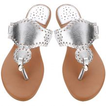 The Coral Palms® EasyStitch Stella Sandal - SILVER - CLOSEOUT