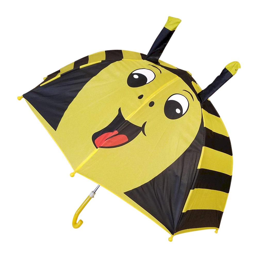 Child's Character Umbrella with 24" Diameter - BUMBLE BEE