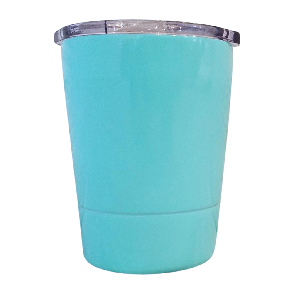 8oz Double Wall Stainless Steel Super Tumbler - CELESTIAL BLUE - CLOSEOUT