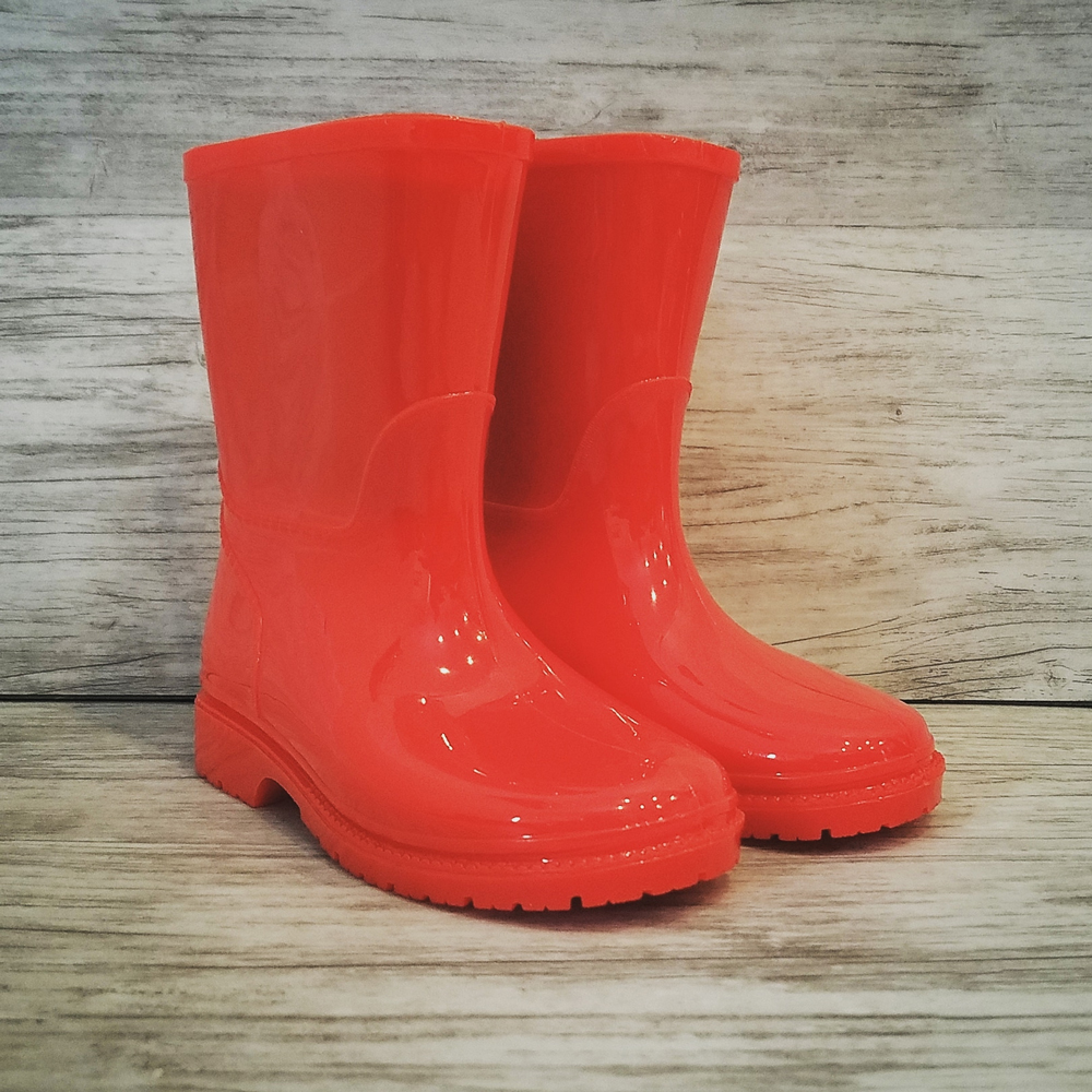 Toddler Rain Boots - TOMATO RED - CLOSEOUT