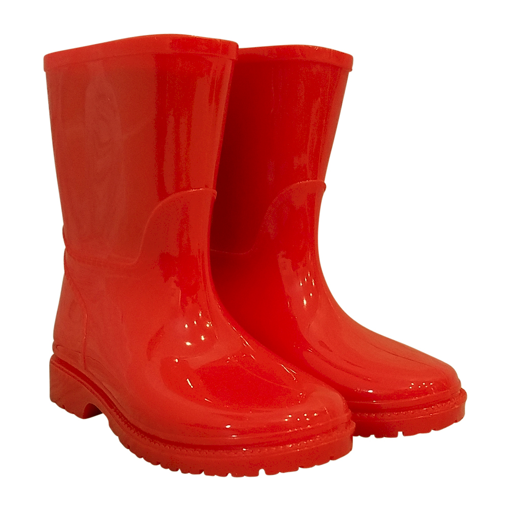 Youth Rain Boots - TOMATO RED - CLOSEOUT
