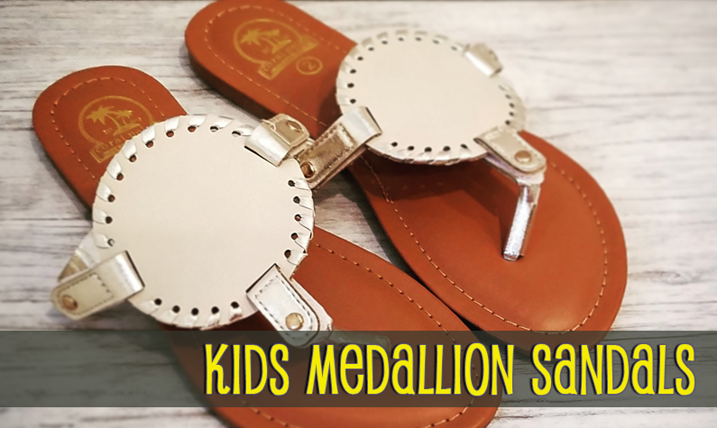 Kids EasyStitch Medallion Sandals