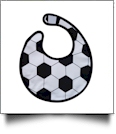 Soccer Gameday Waterproof Baby Bib with Velcro Closure