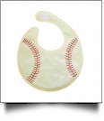 Softball Gameday Waterproof Baby Bib with Velcro Closure