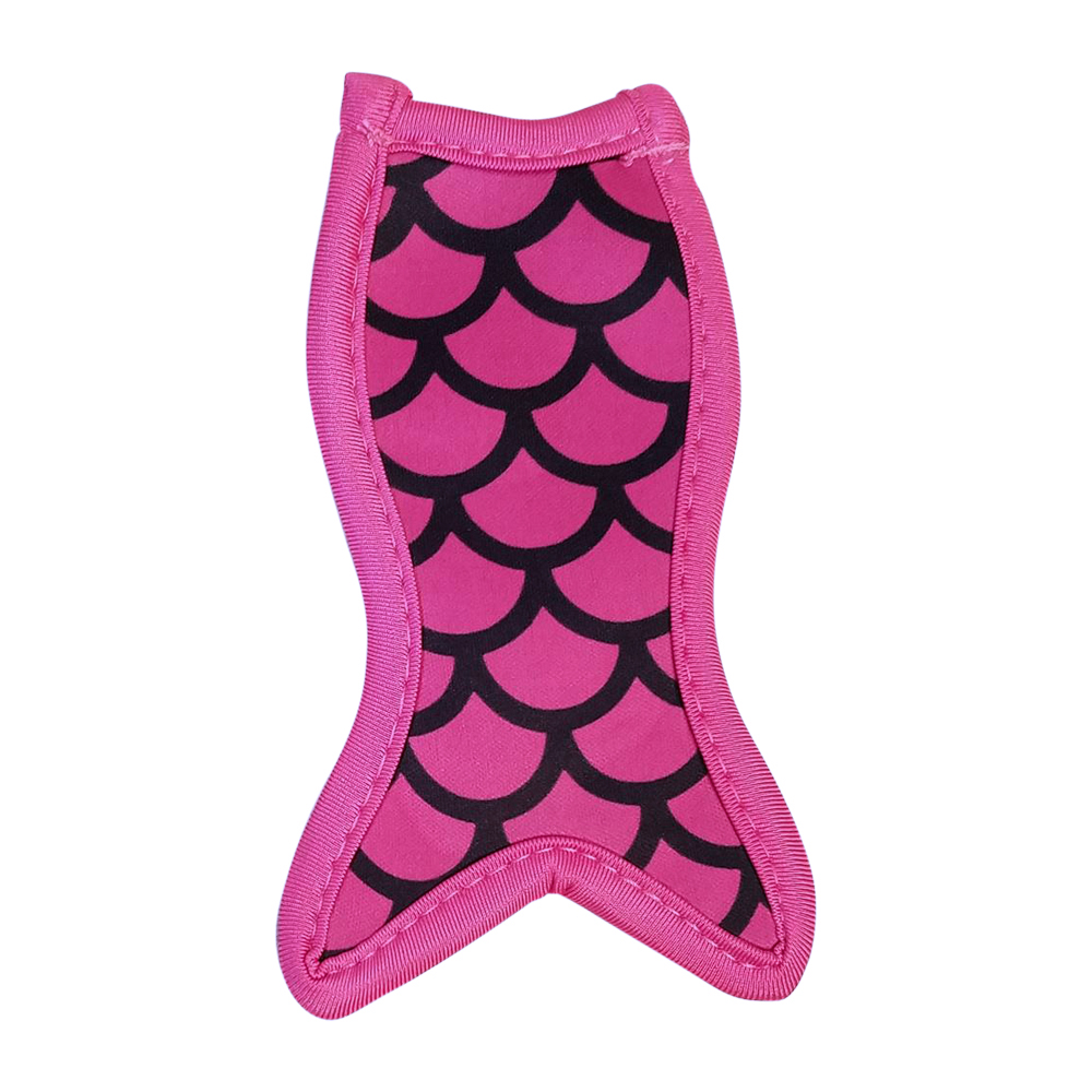 Mermaid Popsicle Coolie - PINK/BLACK - CLOSEOUT