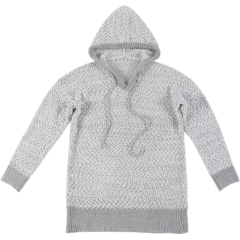 The Coral Palms® Popcorn Pullover Hoodie - GRAY - CLOSEOUT