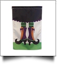 Witchy Boots  Halloween Festive Outdoor Garden Banner - CLOSEOUT