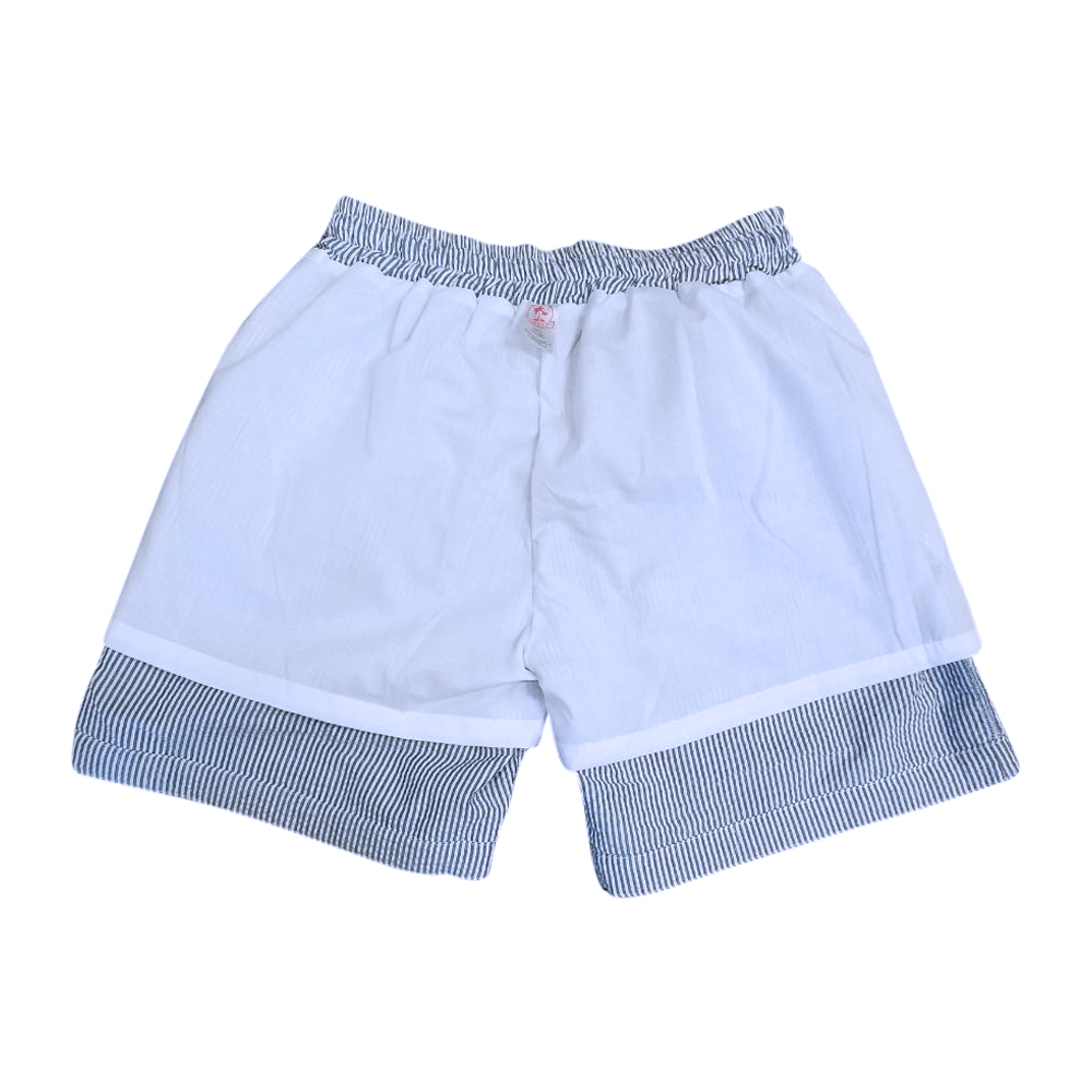 seersucker swimming trunks