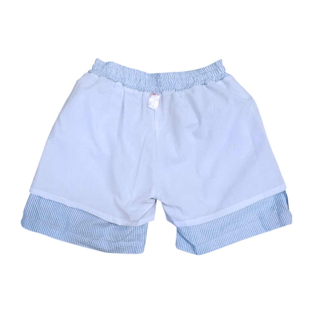 seersucker swimming trunks