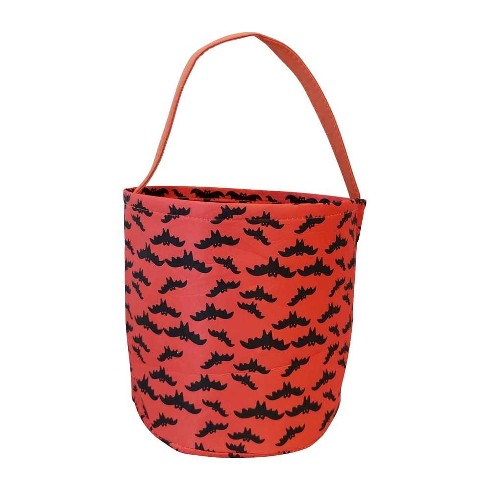 Monogrammable Halloween Bucket Tote - BATS - IRREGULAR