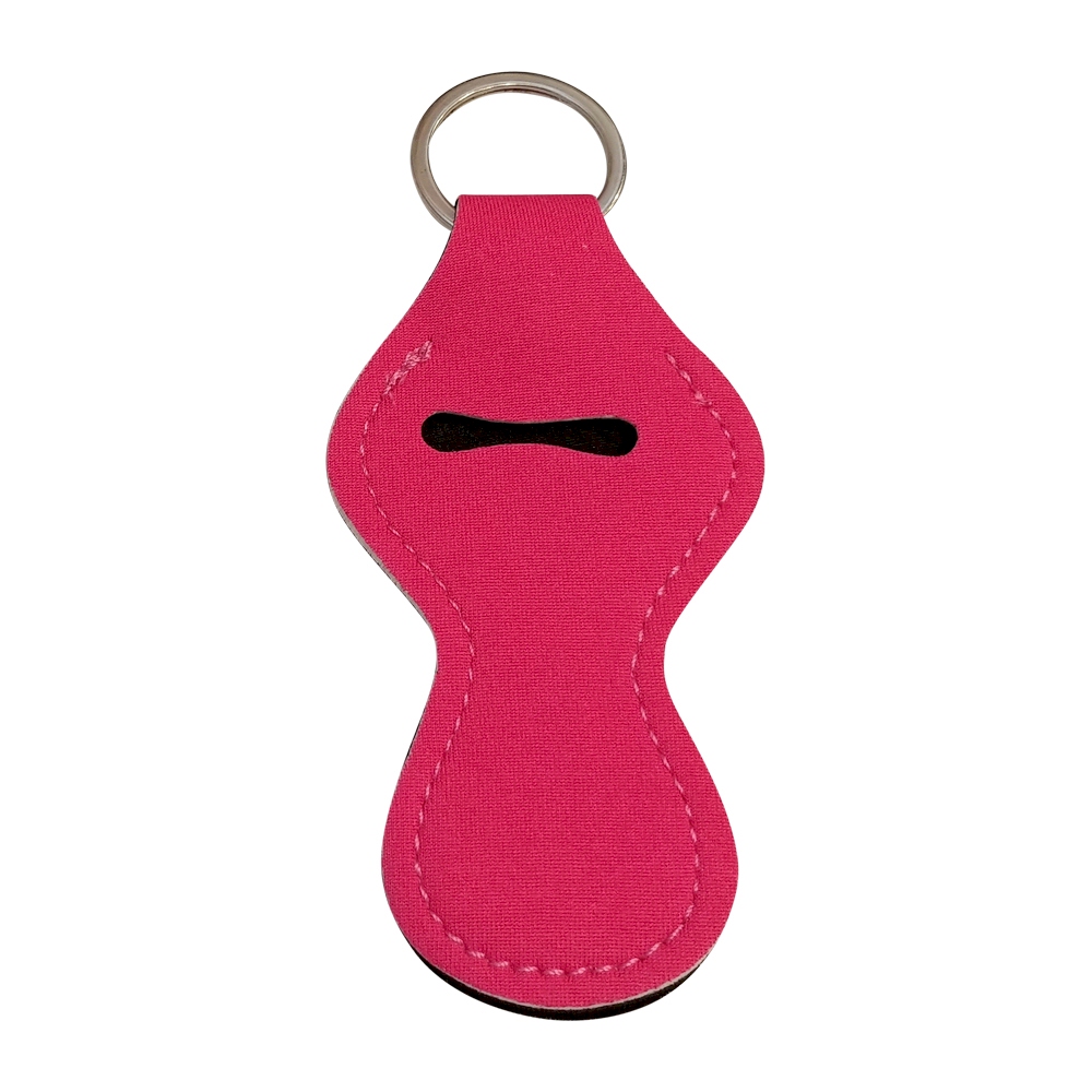 Neoprene Chapstick Holder - HOT PINK - CLOSEOUT