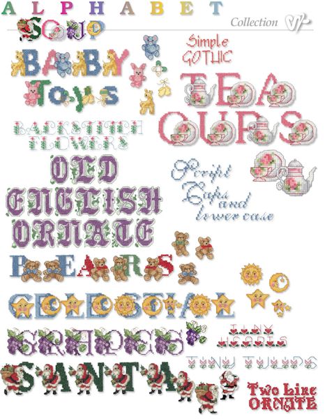 Alphabet Soup Embroidery Designs on CD from the Vermillion Stitchery 73800