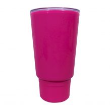 Stumbler Tumbler 25oz Double Wall Tumbler with Secret Compartment - HOT PINK - CLOSEOUT