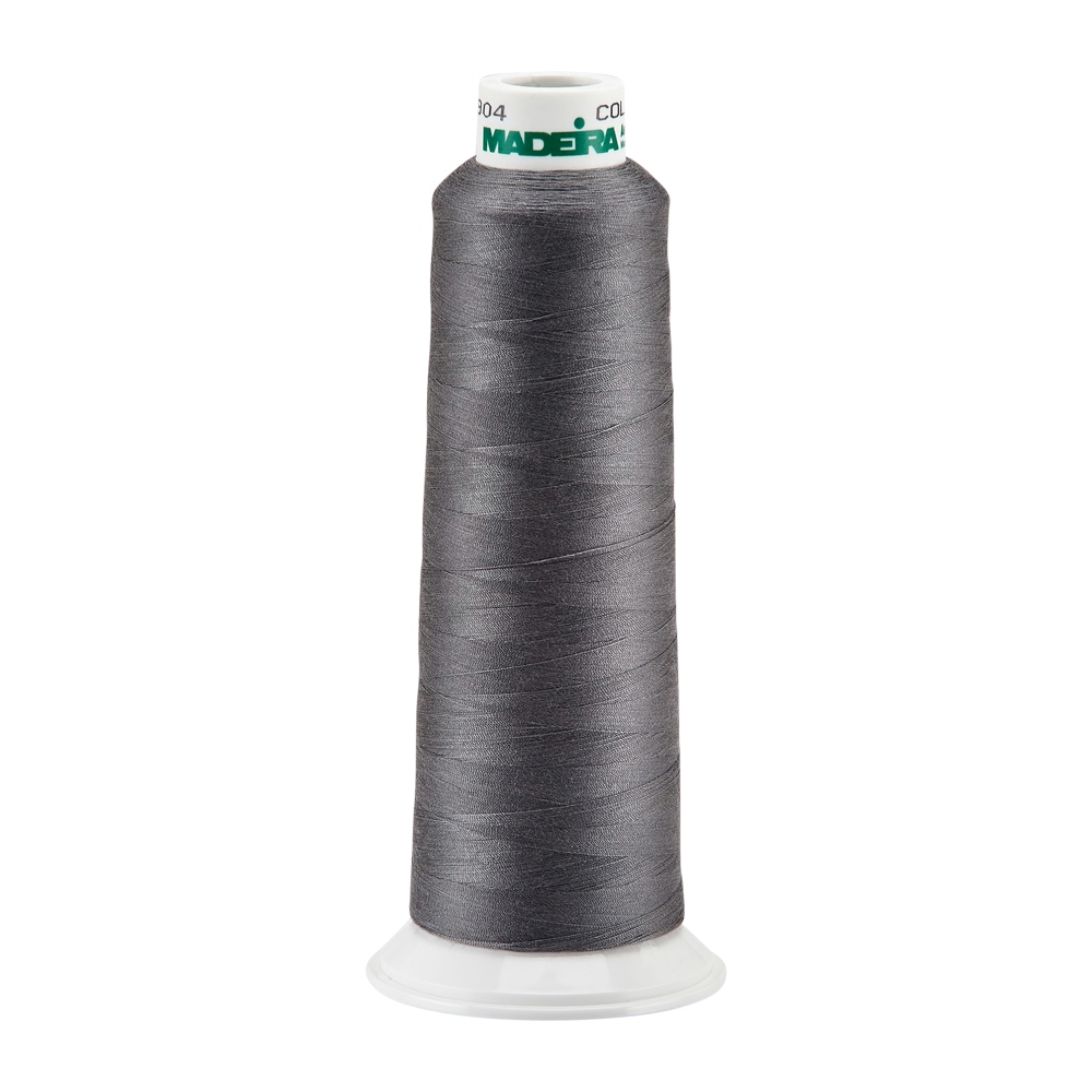 Madeira Aeroquilt Polyester Longarm Quilting Thread 3000 Yard Cone - STEEL GREY 91308111