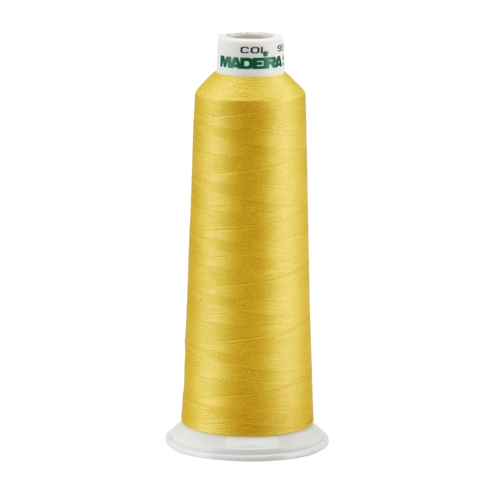 Madeira Aeroquilt Polyester Longarm Quilting Thread 3000 Yard Cone - YELLOW 91309360