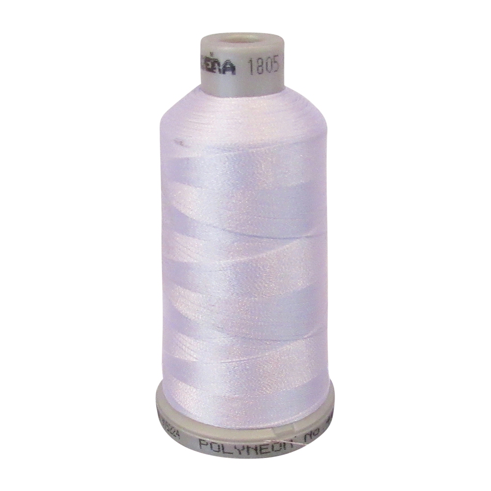 1805 Fluorescent White Madeira Polyneon Polyester Embroidery Thread 1000 Meter Spool - CLOSEOUT