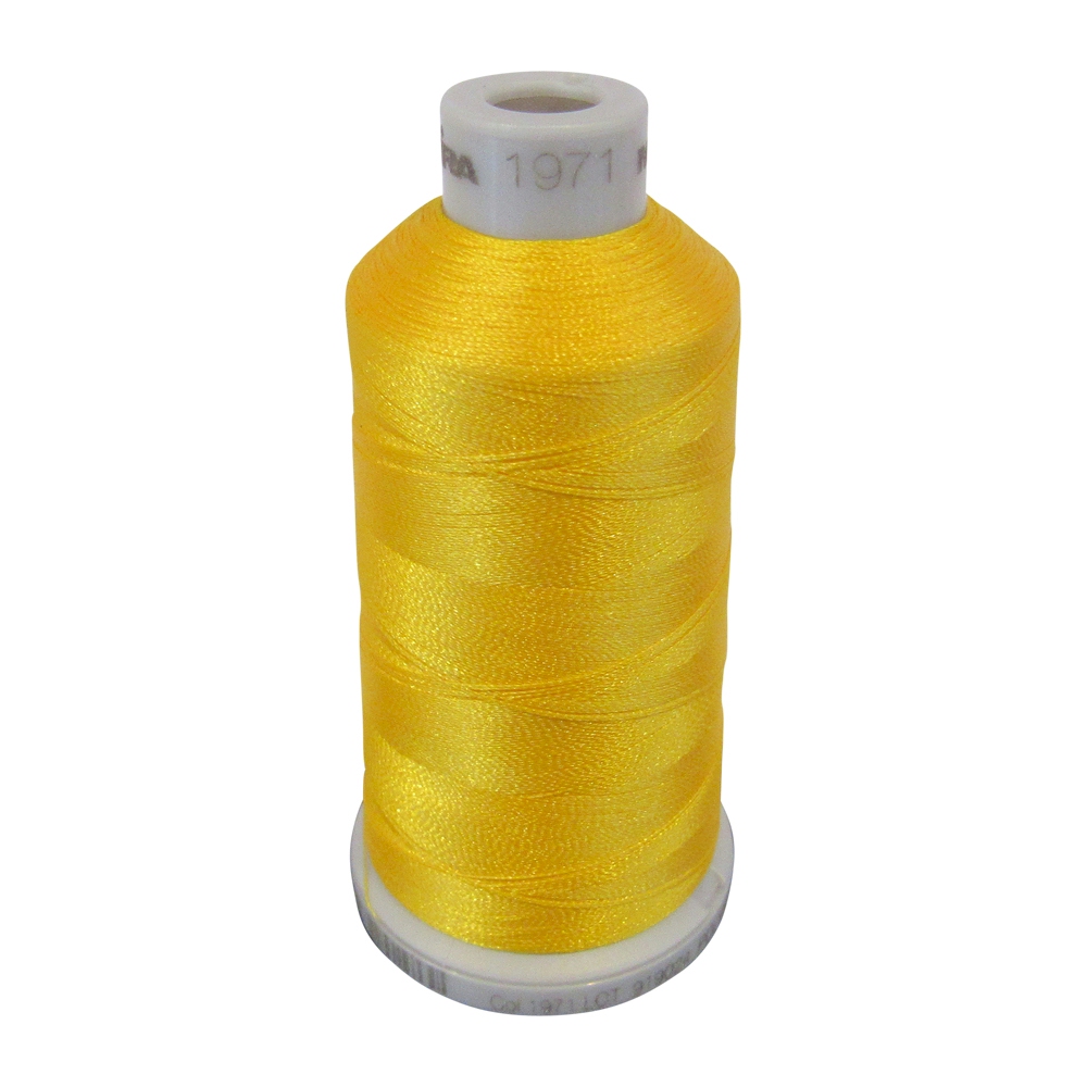 1971 Saffron Madeira Polyneon Polyester Embroidery Thread 1000 Meter Spool - CLOSEOUT