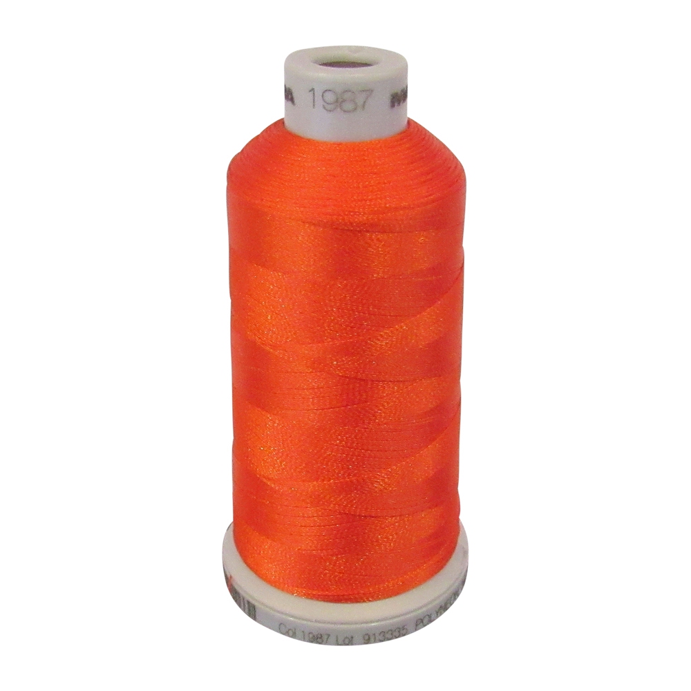 1987 Paprika Madeira Polyneon Polyester Embroidery Thread 1000 Meter Spool - CLOSEOUT