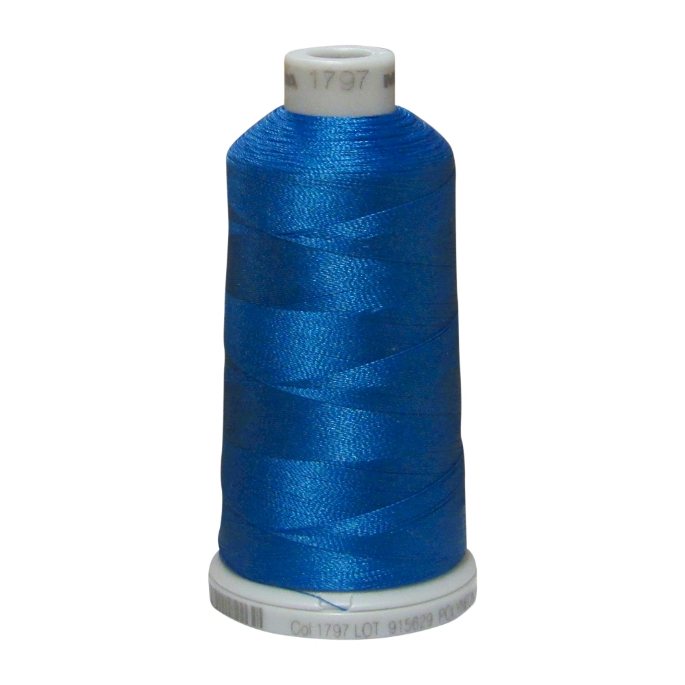 1797 Calypso Blue Madeira Polyneon Polyester Embroidery Thread 1000 Meter Spool - CLOSEOUT