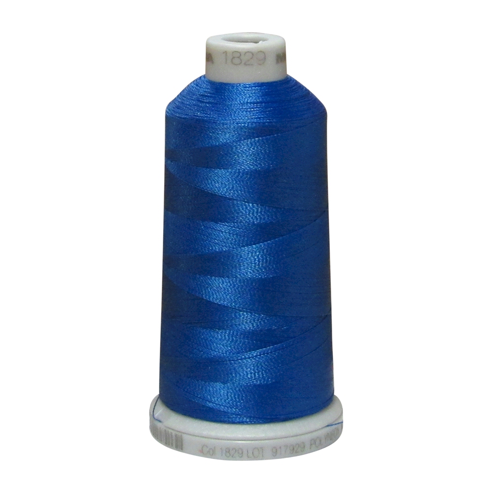 1829 Blue Bird Madeira Polyneon Polyester Embroidery Thread 1000 Meter Spool - CLOSEOUT