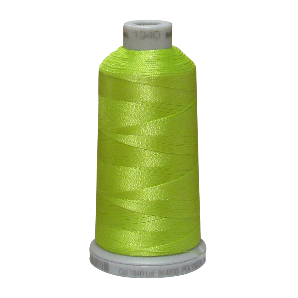 1940 Key Lime Madeira Polyneon Polyester Embroidery Thread 1000 Meter Spool - CLOSEOUT