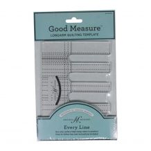 Every Line Good Measure Longarm Quilting Template Ruler by Amanda Murphy