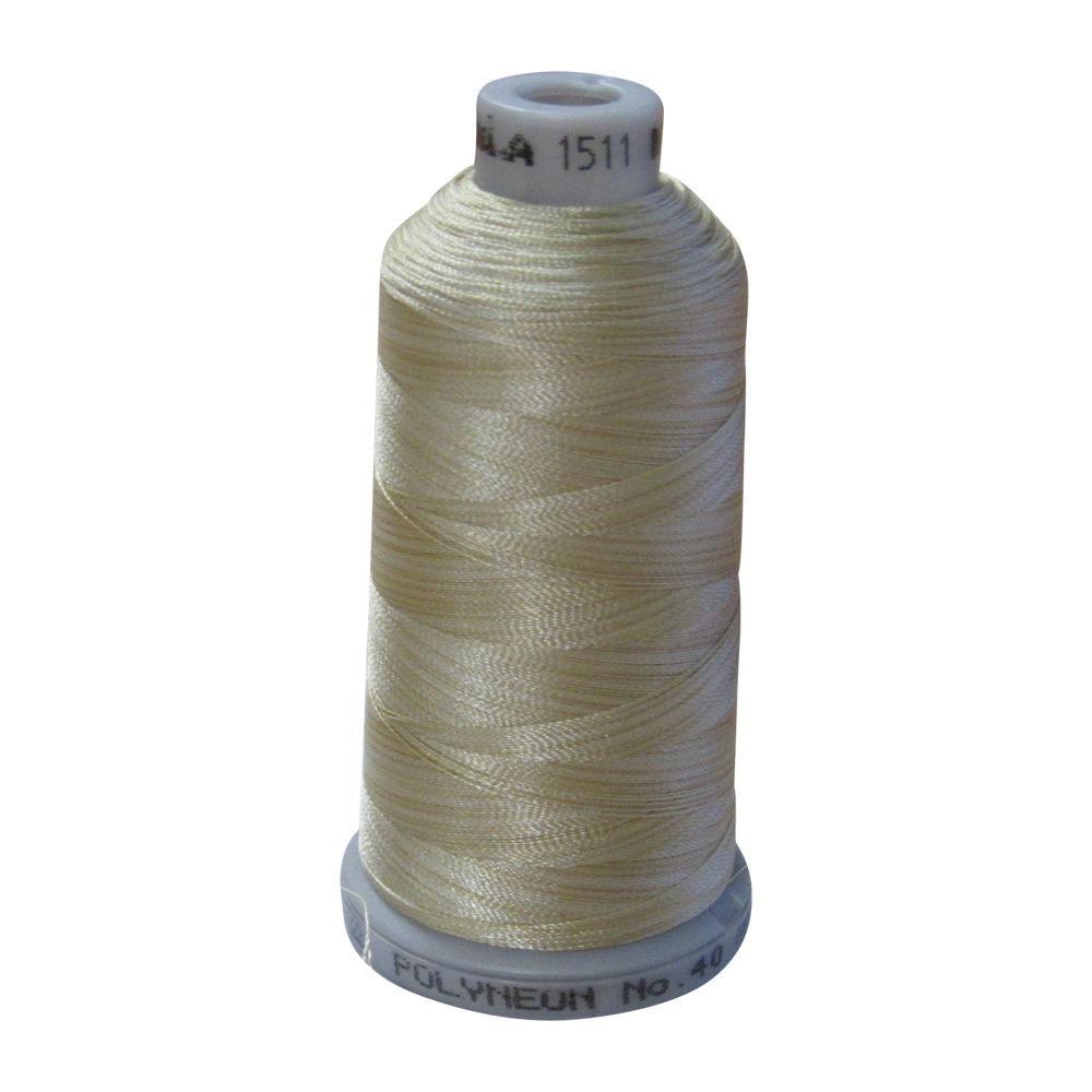 1511 Cream Multi-Color Madeira Polyneon Polyester Embroidery Thread 1000 Meter Spool - CLOSEOUT