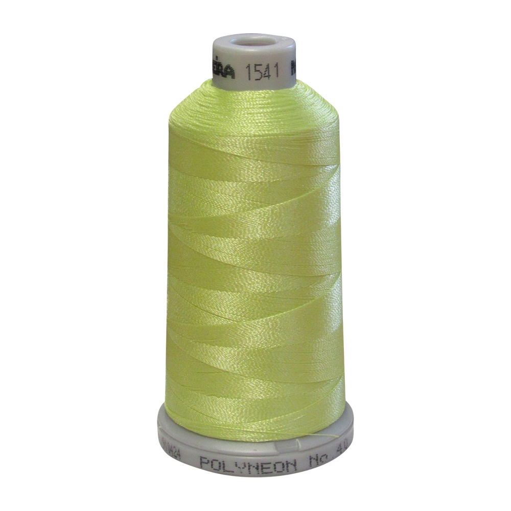 1541 Chartreuse Madeira Polyneon Polyester Embroidery Thread 1000 Meter Spool - CLOSEOUT