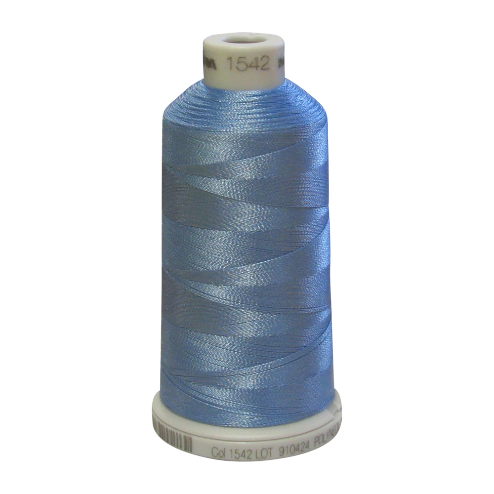 1542 Blue Heather Madeira Polyneon Polyester Embroidery Thread 1000 Meter Spool - CLOSEOUT
