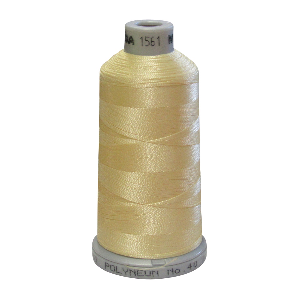 1561 Cornmeal Madeira Polyneon Polyester Embroidery Thread 1000 Meter Spool - CLOSEOUT