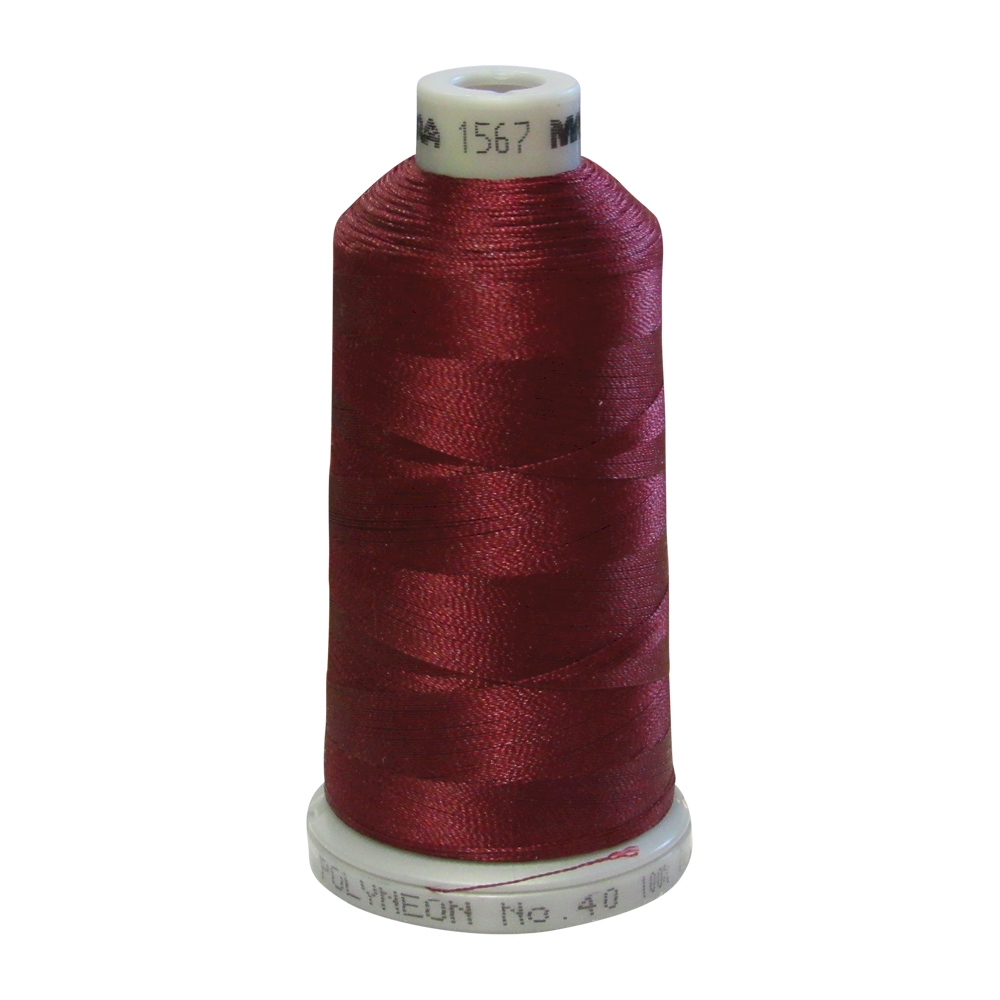 1567 Pickled Beet Madeira Polyneon Polyester Embroidery Thread 1000 Meter Spool - CLOSEOUT