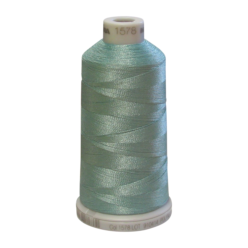 1578 Faded Jade Turquoise Madeira Polyneon Polyester Embroidery Thread 1000 Meter Spool - CLOSEOUT