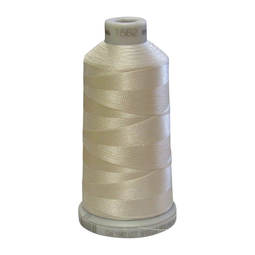 1582 White Linen Madeira Polyneon Polyester Embroidery Thread 1000 Meter Spool - CLOSEOUT