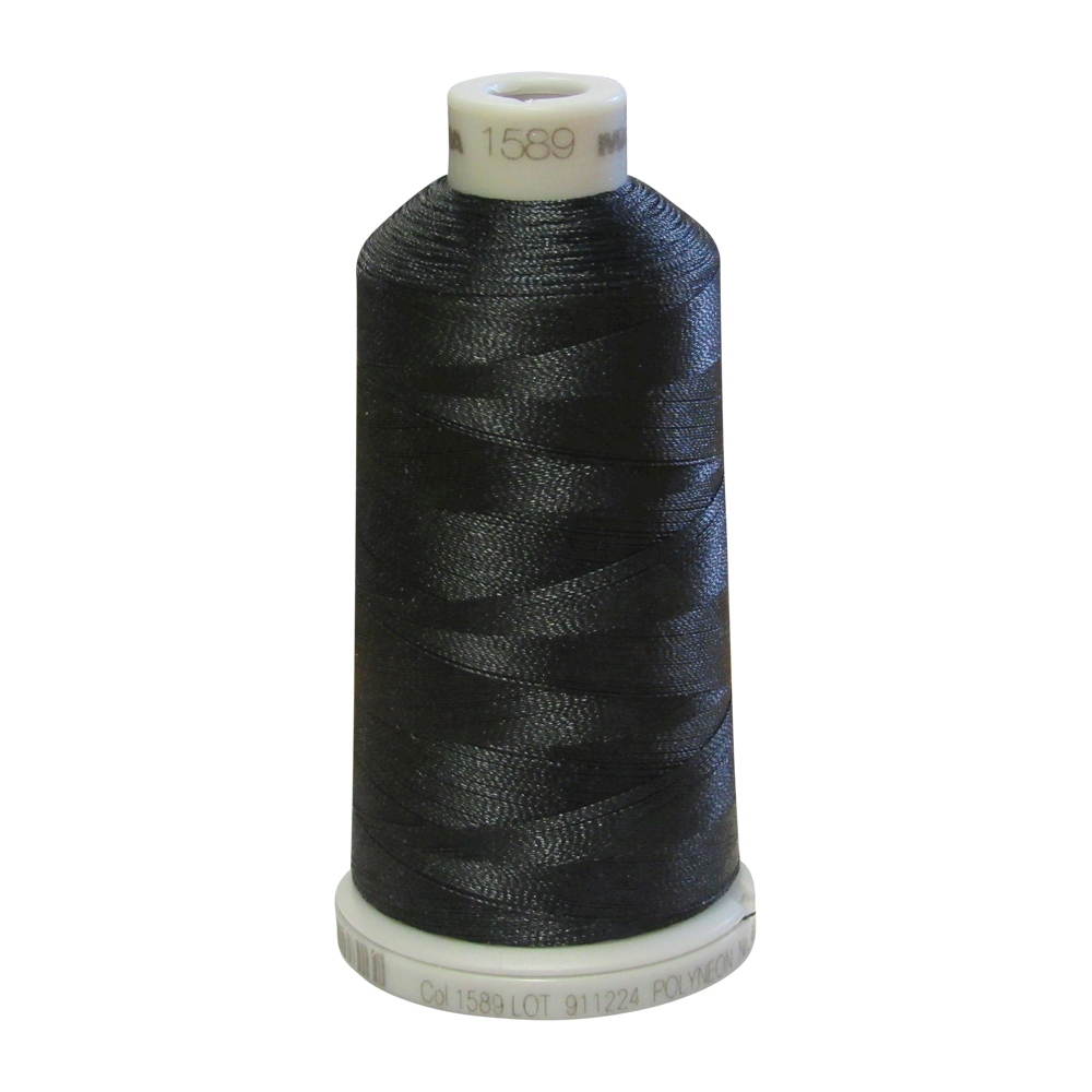 1589 Ebony Madeira Polyneon Polyester Embroidery Thread 1000 Meter Spool - CLOSEOUT