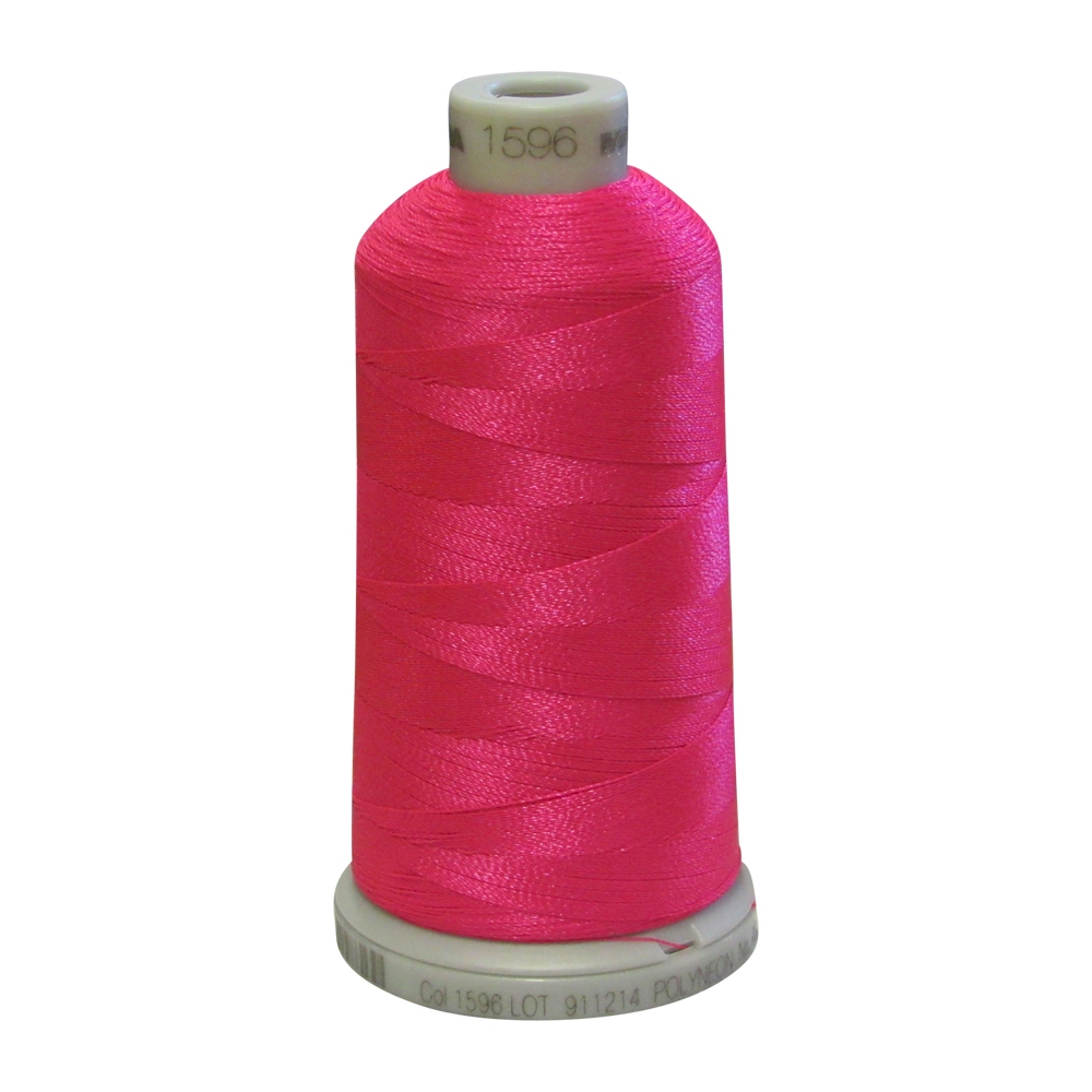 1596 Fluorescent Pink Madeira Polyneon Polyester Embroidery Thread 1000 Meter Spool - CLOSEOUT