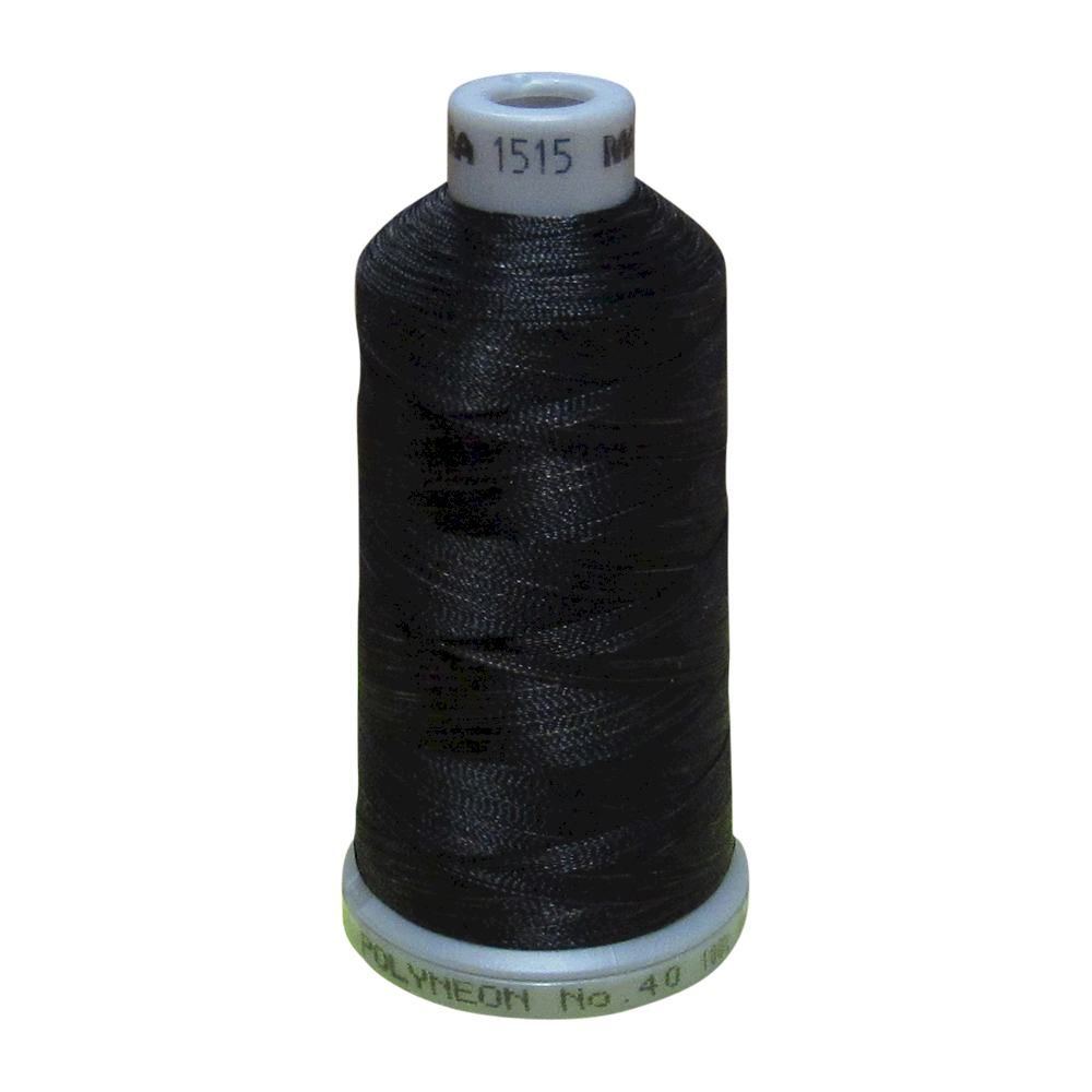 1515 Dark Charcoal Multi-Color Madeira Polyneon Polyester Embroidery Thread 1000 Meter Spool - CLOSEOUT