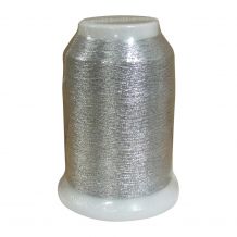 Yenmet Metallic Thread - SN1 (7005) Solid Silver 1000 Meter Spool
