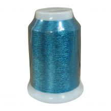 Yenmet Metallic Thread - SN6 (7022) Solid Turquoise 1000 Meter Spool