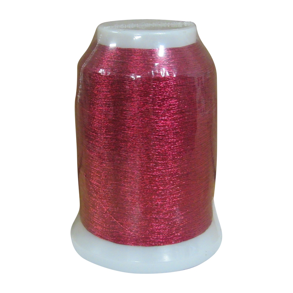 Yenmet Metallic Thread - SN8 (7024) Solid Red 1000 Meter Spool