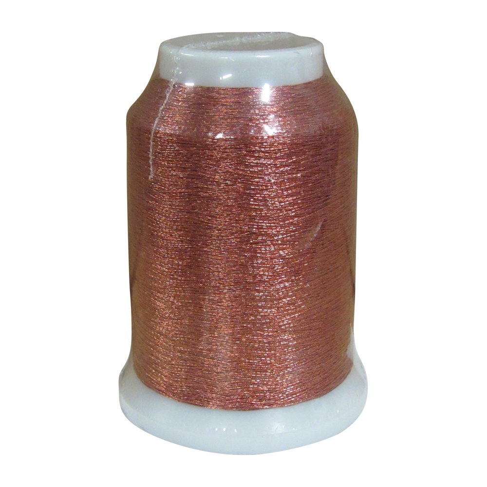 Yenmet Metallic Thread - SN9 (7007) Solid Orange 1000 Meter Spool