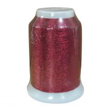 Yenmet Metallic Thread - SN11 (7004) Solid Cranberry 1000 Meter Spool