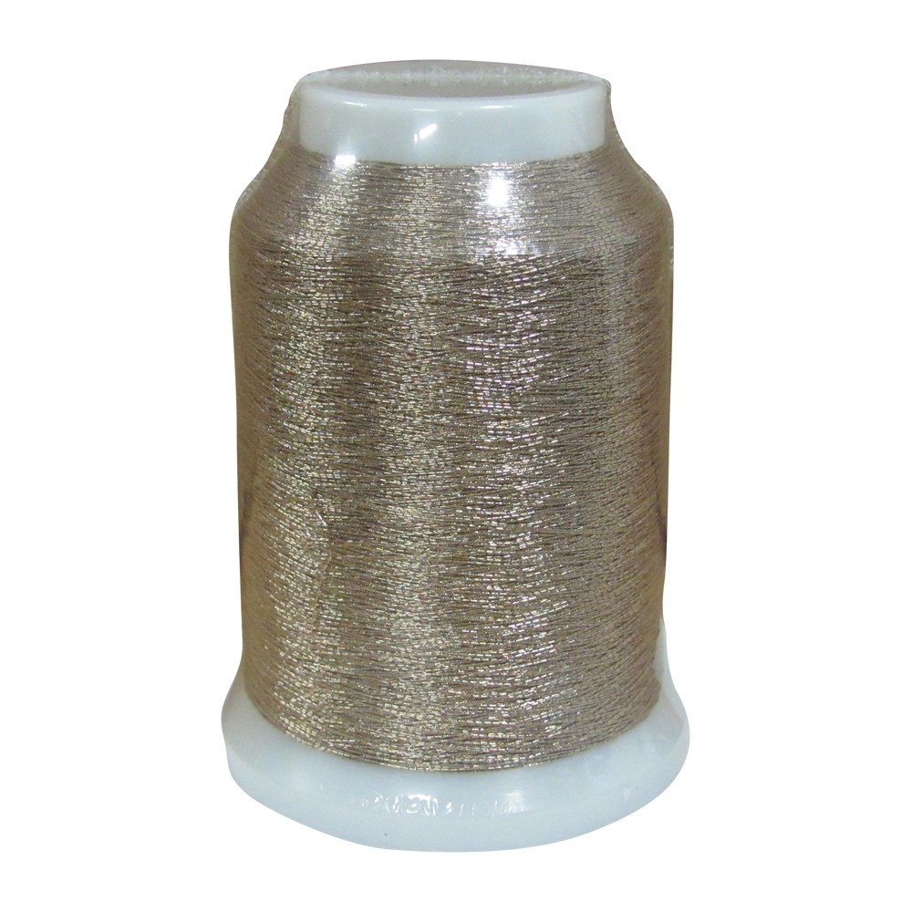 Yenmet Metallic Thread - SN22 Solid Old Gold 1000 Meter Spool
