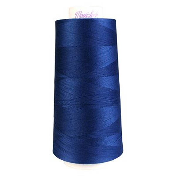 Maxi-Lock Serger Thread - 3000 Yard Cone - BLUE - CLOSEOUT