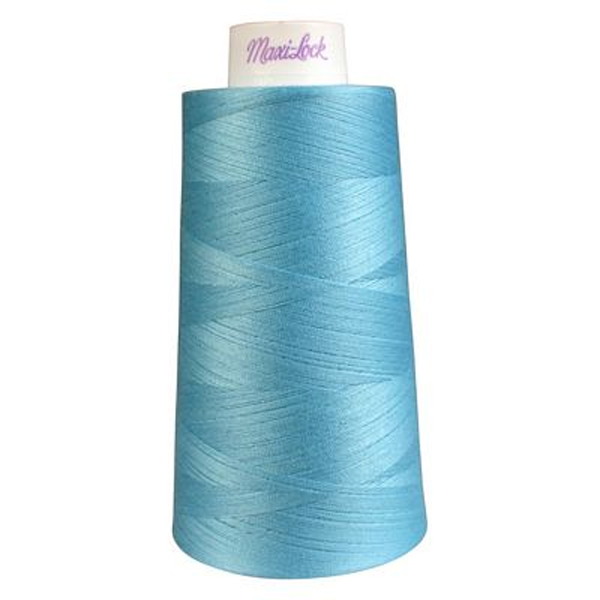 Maxi-Lock Serger Thread - 3000 Yard Cone - QUEENS TURQUOISE - CLOSEOUT