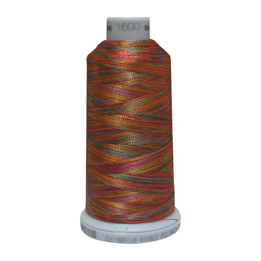 1600 Multi-Color Madeira Polyneon Polyester Embroidery Thread 1000 Meter Spool - CLOSEOUT