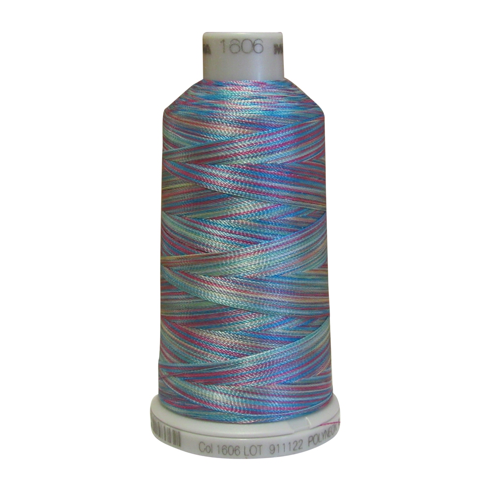 1606 Multi-Color Madeira Polyneon Polyester Embroidery Thread 1000 Meter Spool - CLOSEOUT