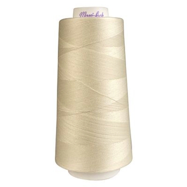 Maxi-Lock Serger Thread - 3000 Yard Cone - EGGSHELL